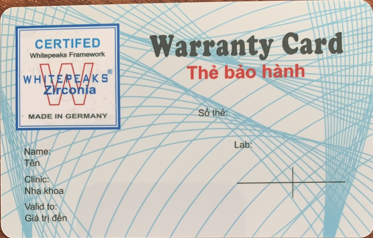 Thẻ Zirconia
